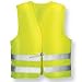 Warnweste EN471 gelb, knitterfrei, waschbar, Standardgr��e