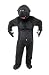GORILLA FANCY DRESS COSTUME MUSCLE CHEST, WITH  BIG HEAD & PINK BELLY BUTTON HOLE FITS MEDIUM TO XL