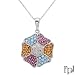 FPJ Stunning Necklace With 1.60ctw Precious Stones title=