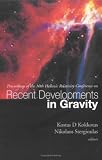 Recent Developments in Gravity: Proceedings of the 10th Hellenic Relativity Conference Kalithea/Chalkidiki, Greece 30 May - 2 June 2002