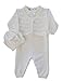 Baby Boys' Christening Outfit with attached Vest and Hat