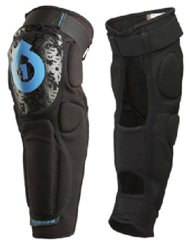 SixSixOne Rage Knee/Shin Guard (Black, Large)