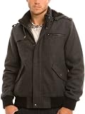 GUESS Chary Wool Bomber Jacket, GREY (XXL)