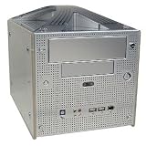 FIC Ice Cube IC-HU61 Aluminum Mini Barebones System (Silver)