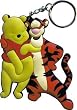 Disney Winnie the Pooh and Tigger Rubber Keychain