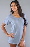 RVCA The We Were Safe Tee in Blue Monday,T-shirts for Women