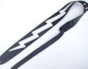 Perri's Black leather with white lightning bolt