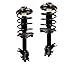 DTA 70022 Full Set 4 Complete Strut Assemblies With Springs and Mounts Ready to Install OE Replacement 4-pc Set
