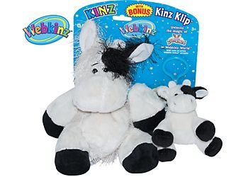Webkinz Cow Kinz Klip WHT/MLT