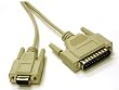 Cables To Go - 03019 - 6ft DB25M to DB9F Null Modem Cable