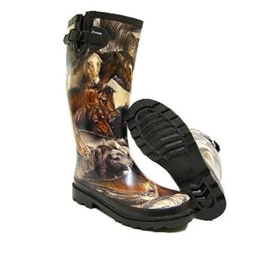 Ladies Wellington Boots Printed Wellies Womens Size 3-8