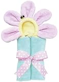 Mullins Square Tubbie Hooded Towel - Mint Flower