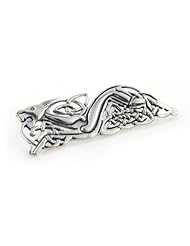 Sterling Silver Celtic Knot Wolf Animorphic Beast Pin Brooch
