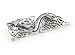 Sterling Silver Celtic Knot Wolf Animorphic Beast Pin Brooch