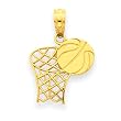 14k Basketball Hoop and Ball Penda