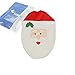 EUBEST New HOT Happy Santa Toilet Seat Cover and Rug Bathroom Set for Christmas Decoration