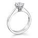 1 ct, F Color, SI1 Clarity, Certified, Round Cut, Diamond Engagement Ring in Platinum