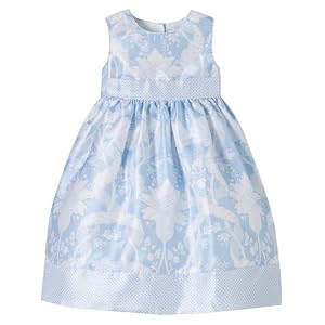 Cherokee Basic IG Print Mixed Dress - 12M