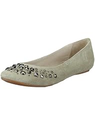 Buffalo 208-8901-1 pig suede, Damen Ballerinas