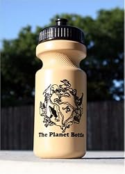 The Planet Bottle Recycled BPA-Free 20 oz Tan Colored Made in the USA Non-leaching Plastic Water Bottle