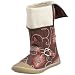 Sugar Shoes Janis Embroidered Gauze Brown 3 UK