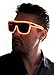 Neon Nightlife Orange Frame/Tinted Single Lens Tron Style Light Up Glasses