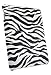 Zebra Black and White Fabric Cloth Snap On Hard Shell Case for the Apple iPad WiFi 3G 16GB 32GB 64GB