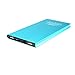 YOUNGFLY 30000mAh Portable Supply Slim Thin Dual USB Power Bank Battery for Cell Phone Blue