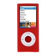 Silicone Skin Case for Apple iPod Nano 4G (Red)