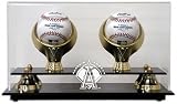 Golden Classic MLB Double Baseball Logo Deluxe Display Case