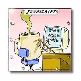 Londons Times Funny Food Coffee other Digestibles - Javascript - Wall Clocks