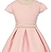 Little Girls Cap Sleeve Sequin Lace Christmas Easter Wedding Flower Girl Dress