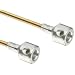 Flexible Shaft, 6" Overall Length, 1/4" x 1/4" Steel End Couplings, 3/8" Bore Depth