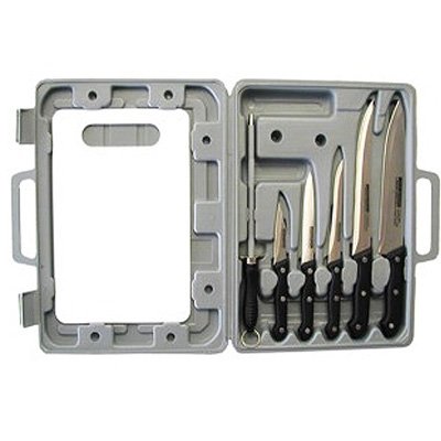 7PC RV Kitchen Knife Set With Cutting Board Portable Camping Knife Set
