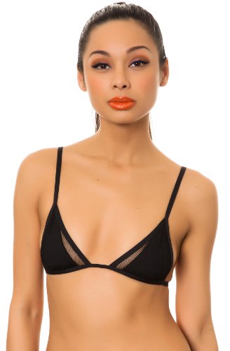 Tavik Swimwear Women's Bianca Bikini Top Small Black