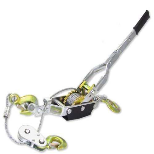 Super-Duty 5-Ton Comealong Power Puller - 3 Hooks - 2 Gears