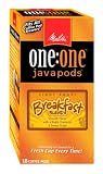 Melitta One:One Universal Fit, Java Pods, Breakfast Blend, 18-Count Box (Pack of 4)