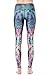 Teeki Green Eagle Feather Hot Pant Yoga Leggings