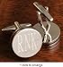 Personalized Pin Stripe Cufflinks