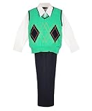 James Morgan "Minimal Argyle" 4-Piece Outfit (Sizes 8 - 20)