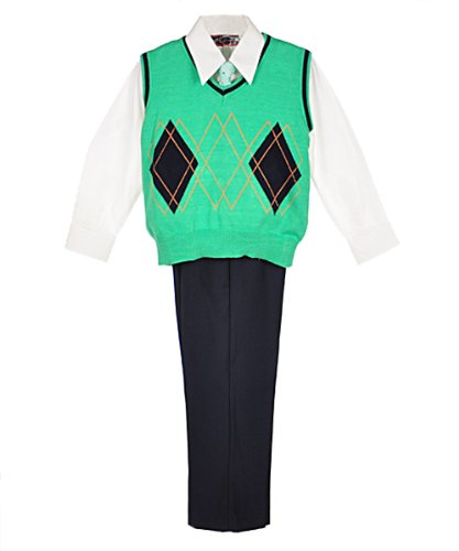 James Morgan "Minimal Argyle" 4-Piece Outfit (Sizes 8 - 20)
