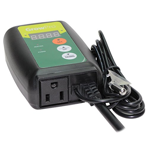 Grow Pro Digital LED Thermostat Seedling Cloning Seed Germination Heat