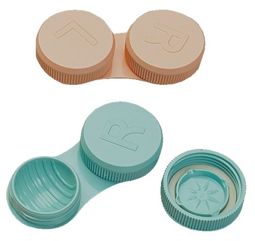 Buy Apex Tight Top Contact Lense Case - Colors May Vary (Pack of 2) by Apex now!