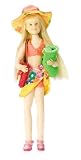 Karina Grace in Orange Swimsuit, Sarong & Hat - B0009MYFZK