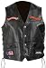 Diamond Plate Solid Leather Motorcycle Vest XXXXL (Mens 54-56 Ladies 30-32)