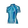 Descente Womens Cycling Spirit Jersey, Caribbean Blue, X-Large