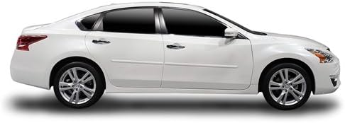 2013-2015 Nissan Altima Body Side Moldings (Custom Painted: Scarlet Red A20)