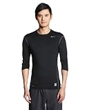 NIKE Herren Shirt Core Compression Longsleeve, black/cool grey, XXL, 269607