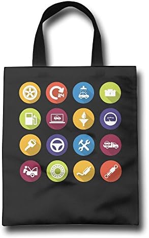 RWTHQ BAG Vehicle Maintenance Icon Speak Picture Tour 2016 Logo Canvas Cotton Shopping Bag