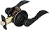 Legend 809122 Wave Style Lever Handle Privacy Bed and Bath Leverset Lockset, US613 Oil Rubbed Bronze Finish